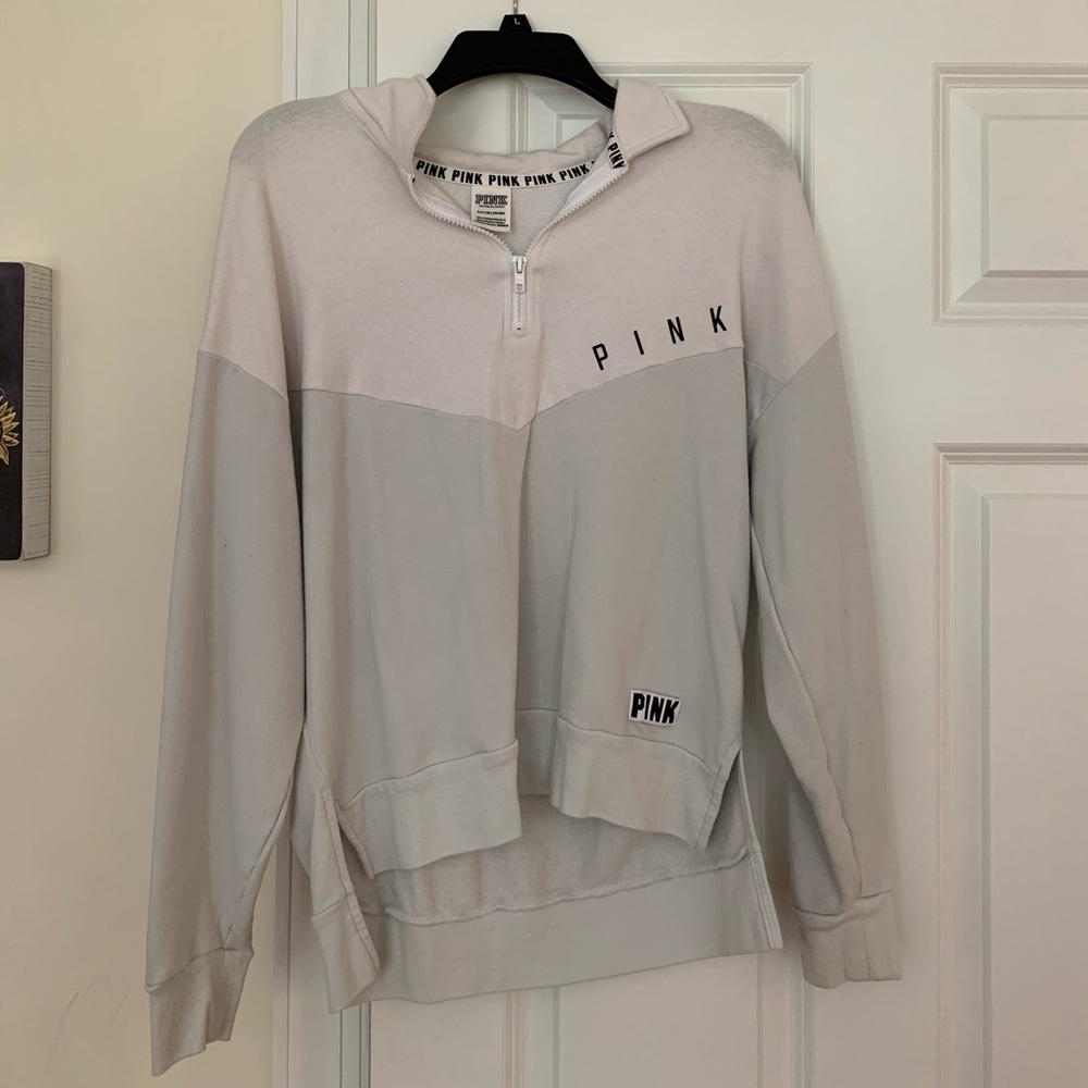 Half zip sweatshirt